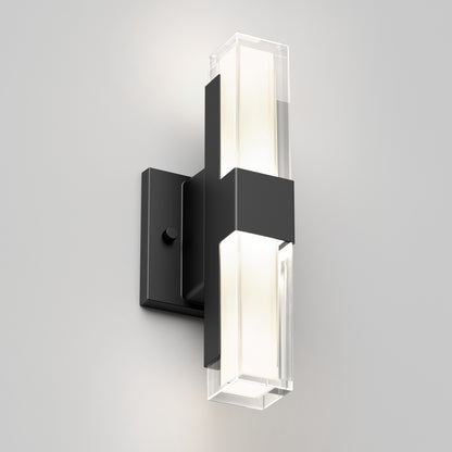 Gemini indoor-outdoor LED wall light