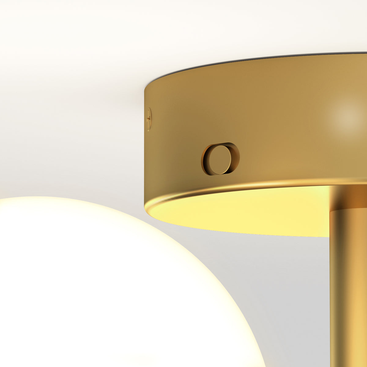 Bloom modern mid-century LED flush mount light 5 CCT