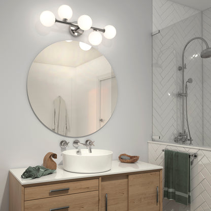 Bloom LED bathroom vanity light