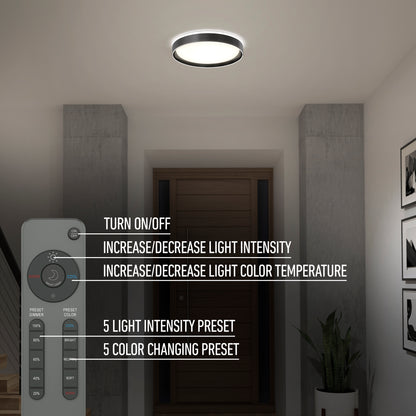 Callisto 15 in. LED flush mount light 5 CCT