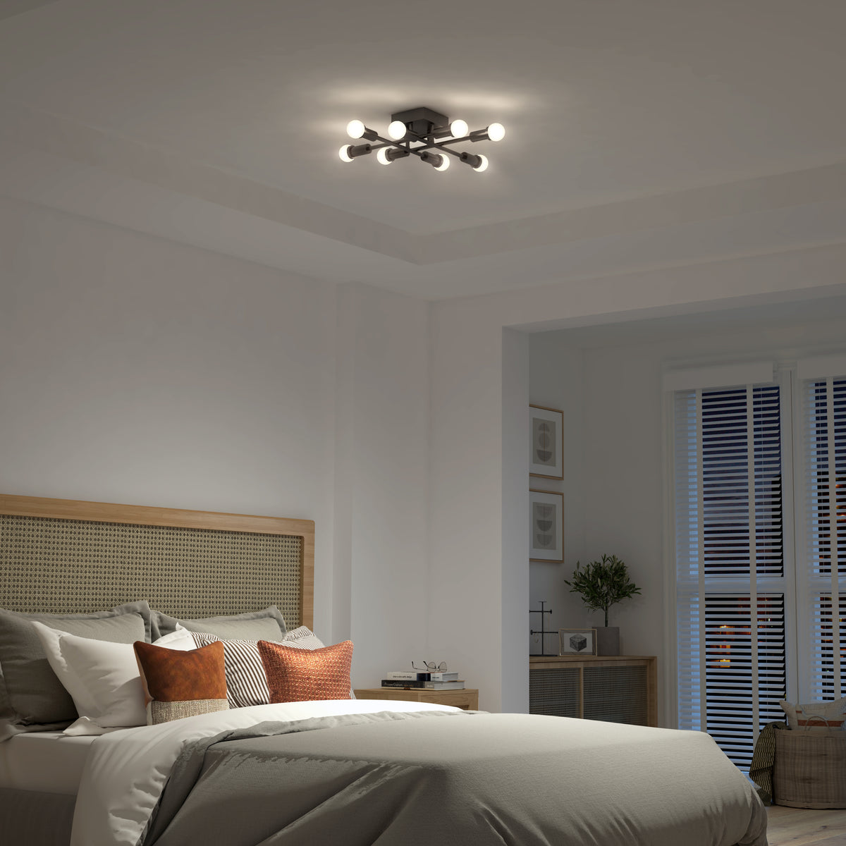 Aristo 21 in. (53 cm) Modern LED Flush Mount Ceiling Light 3 CCT