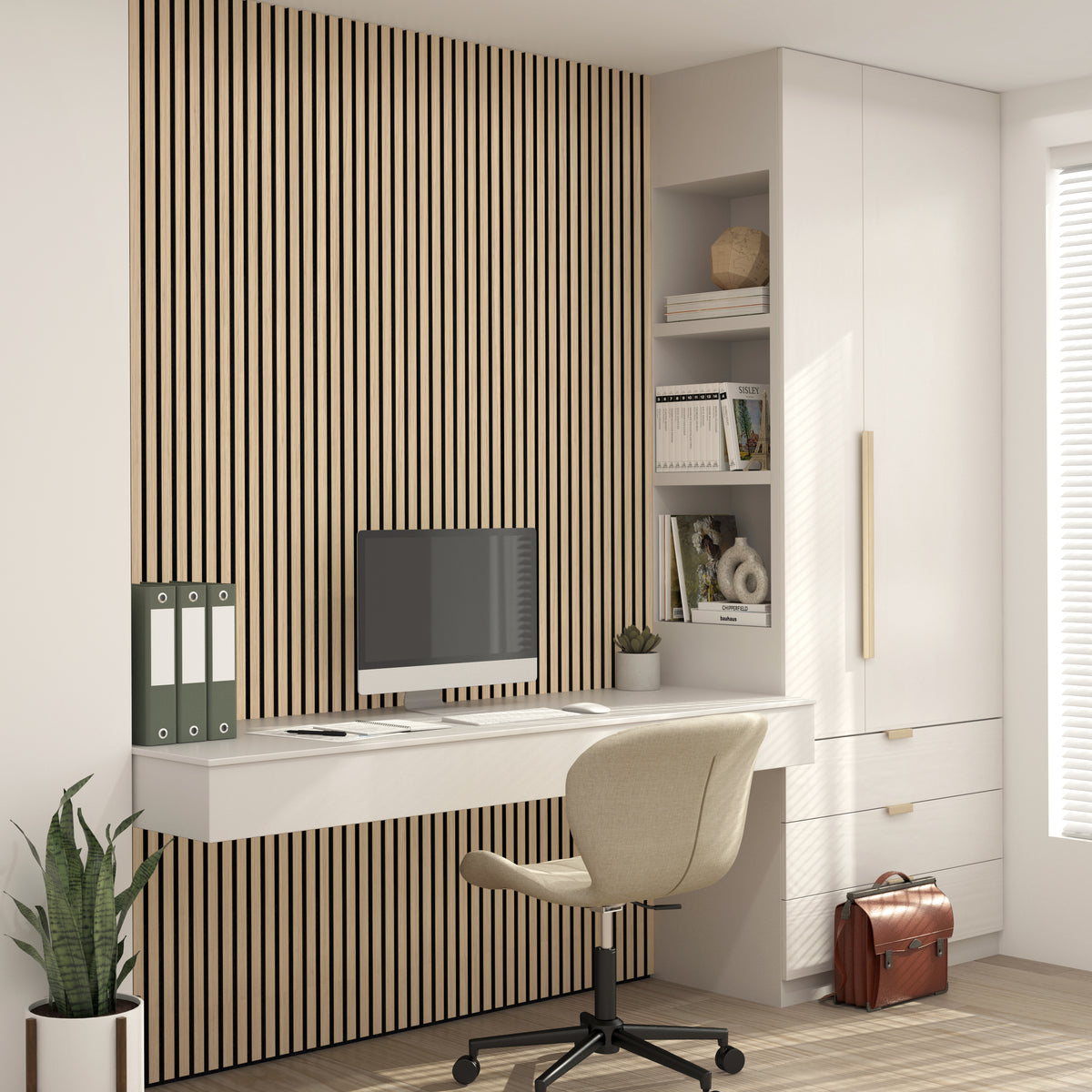 Sonolok sound-absorbing wall panel kit - pack of 6
