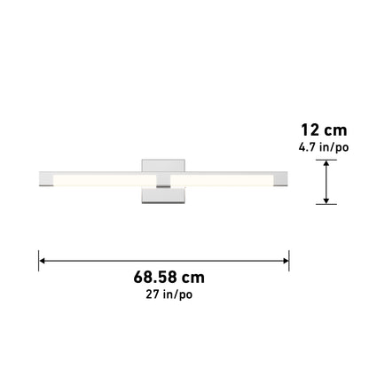 Tivoli LED bathroom vanity light 5 CCT