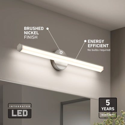 Ewen modern LED bathroom vanity light 5 CCT