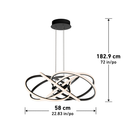 Maelstrom LED pendant light