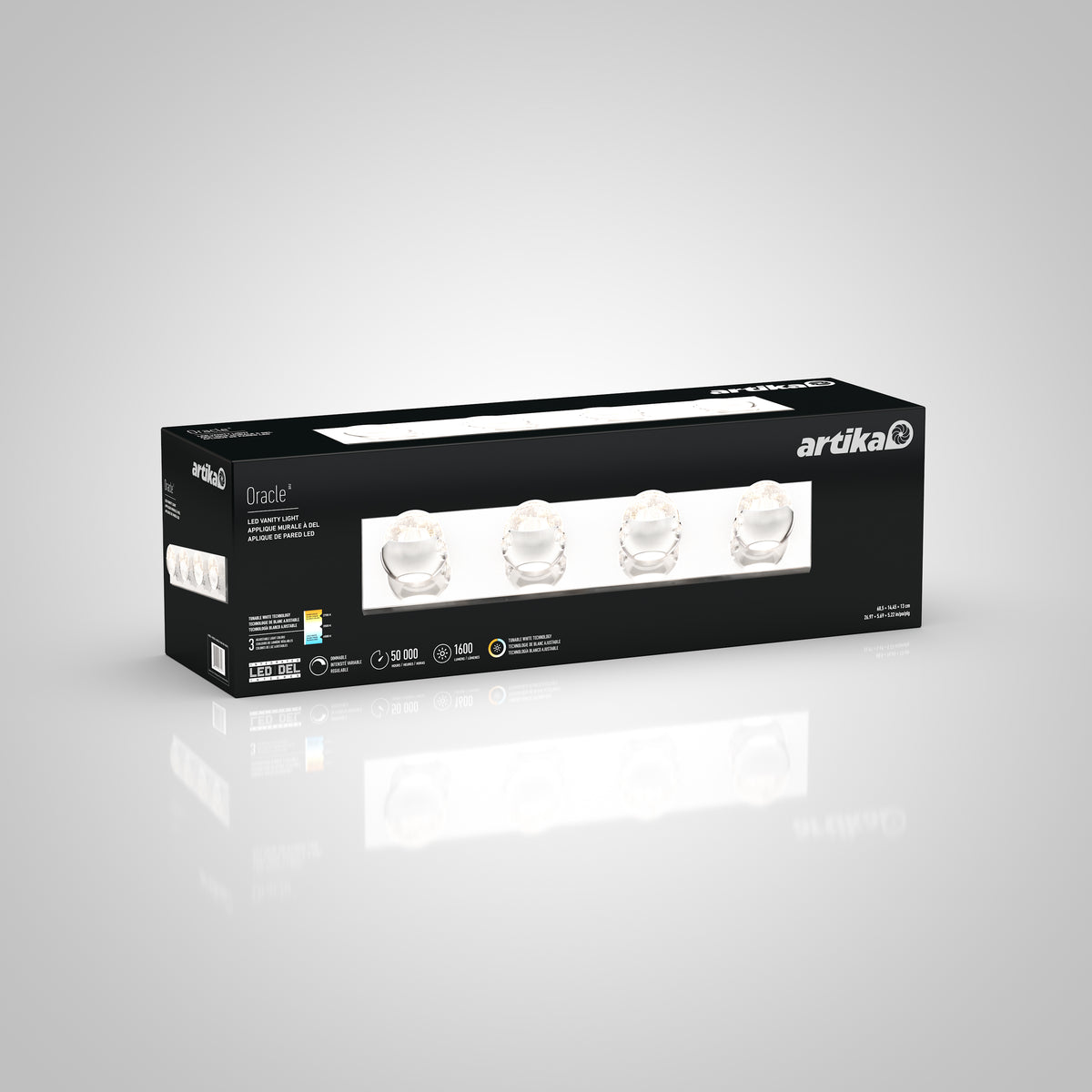 Oracle modern LED bathroom vanity light