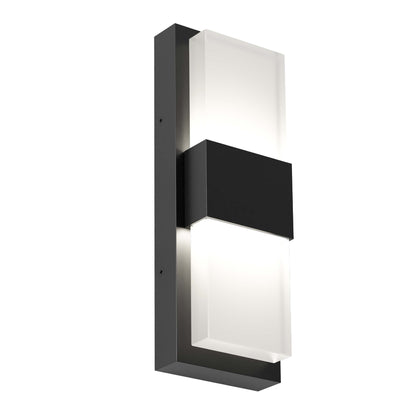Mazza Frosted indoor-outdoor LED wall light