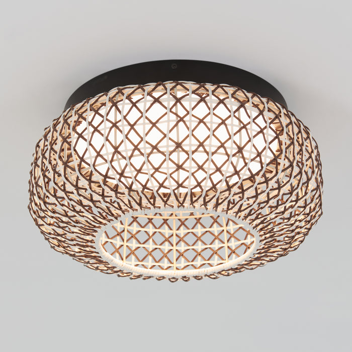 Benson 15 in. (39 cm) Modern LED Flush Mount Ceiling Light 5 CCT