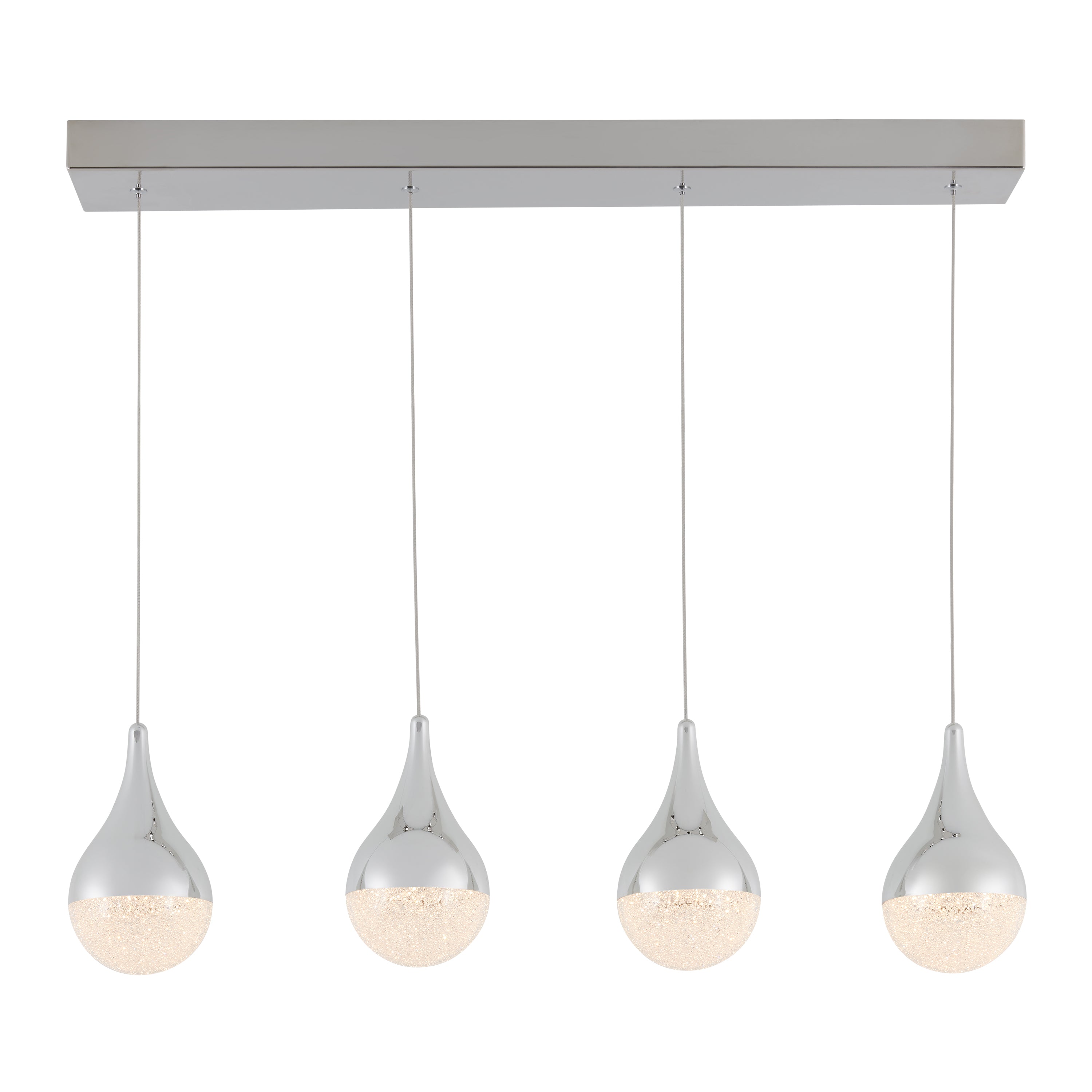Glitzer 4-light LED pendant