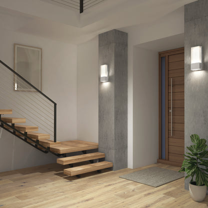 Dixon indoor-outdoor LED wall light