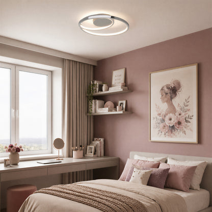 Salto 14 in. (36 cm) Modern LED Flush Mount Ceiling Light