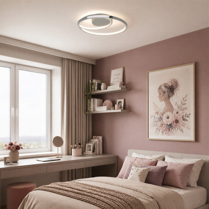 Salto 14 in. (36 cm) Modern LED Flush Mount Ceiling Light