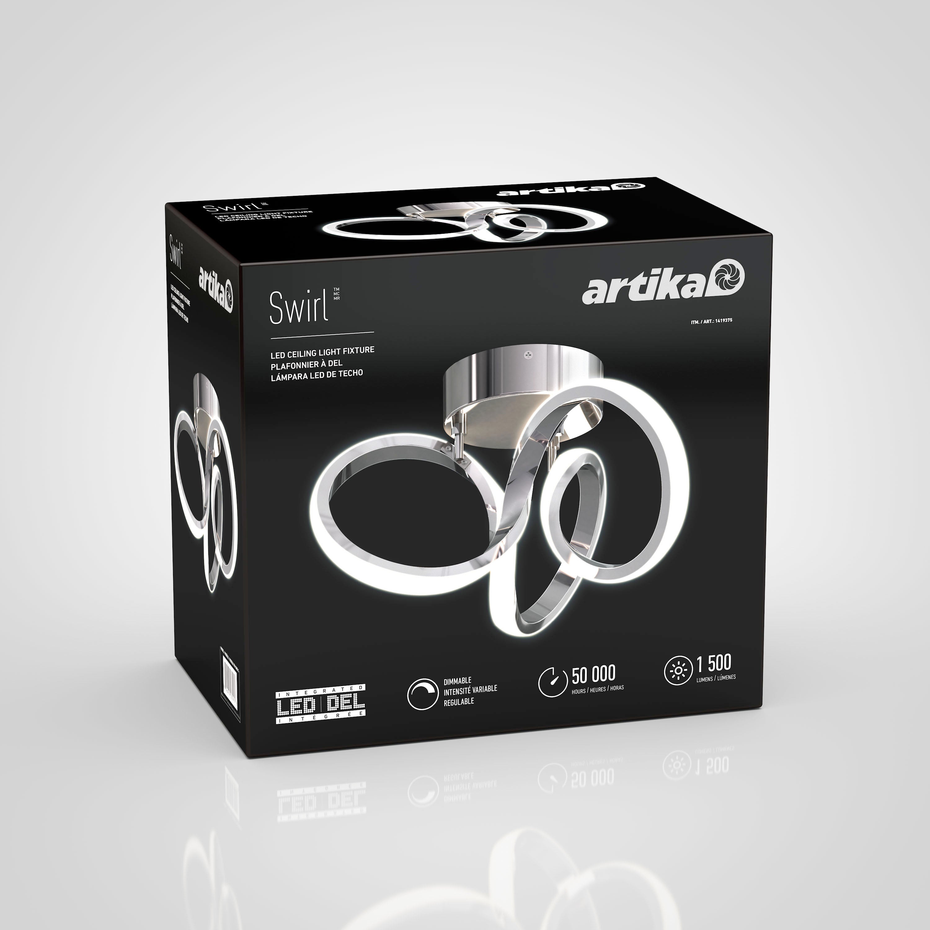 Swirl LED flush mount - Thumbnail 4