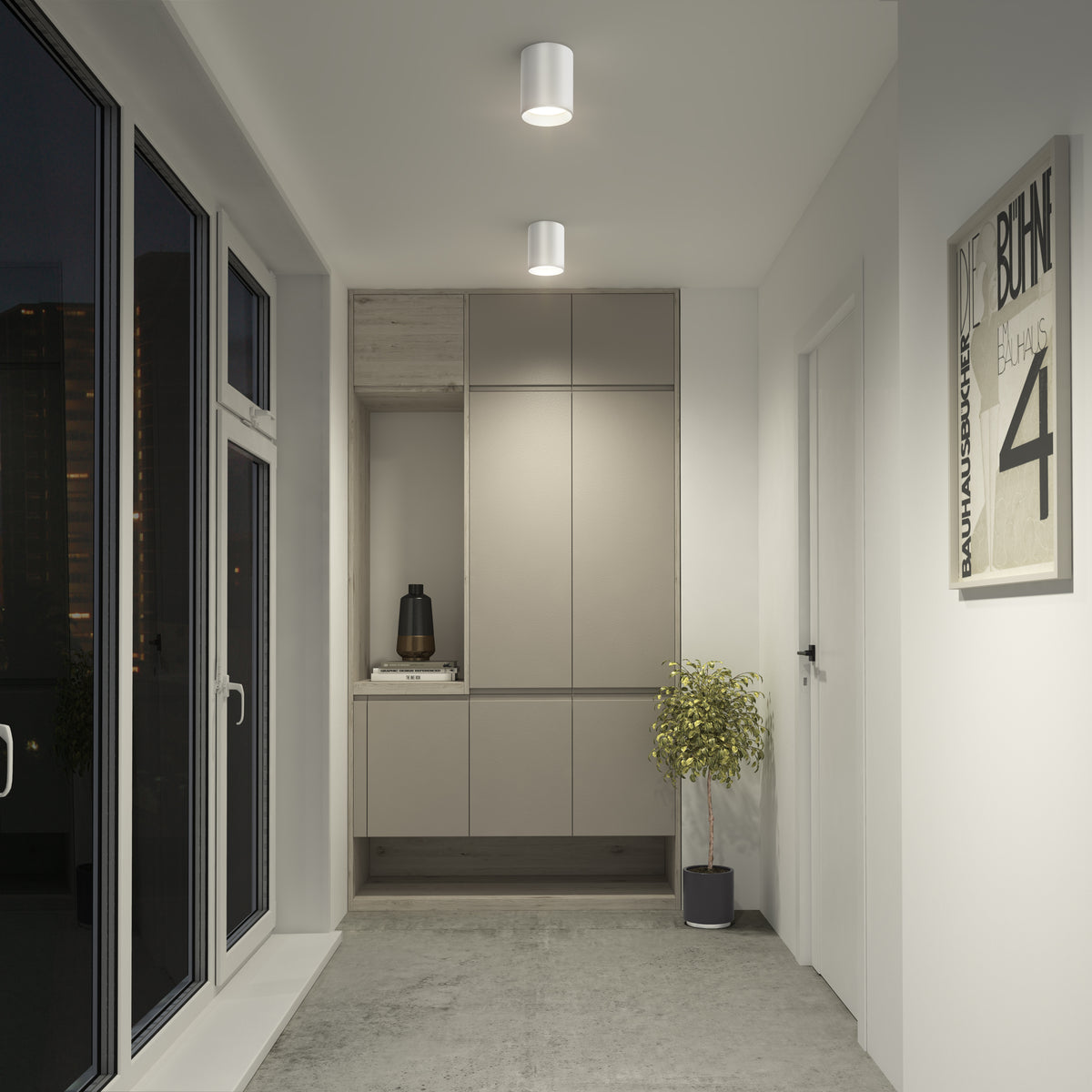 Radius LED flush mount light 3 CCT