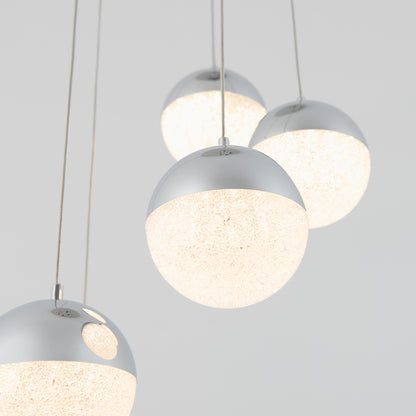 Sparkle 5-light LED pendant
