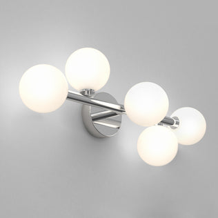 The Artika Bloom 27-in (69 cm) 3-Light Modern LED Vanity Light features a sleek design with frosted glass and chrome—ideal for adding elegant, contemporary lighting to your bathroom.