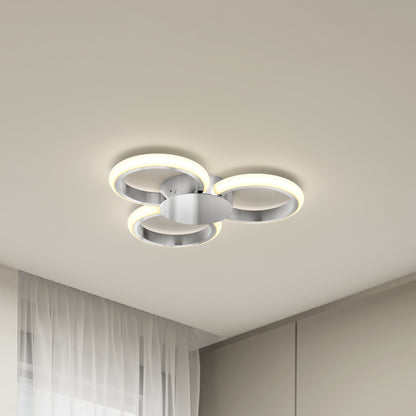 Nyala 15 in. LED flush mount light 5CCT