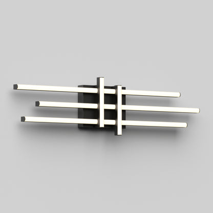 Grid LED bathroom vanity light