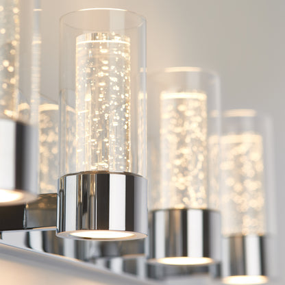 Ratio 4-light LED bathroom vanity light