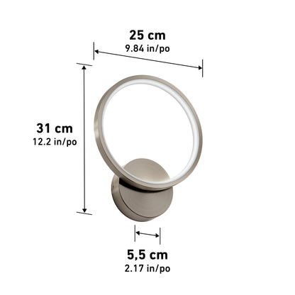 Solis modern LED indoor-outdoor wall light 5 CCT