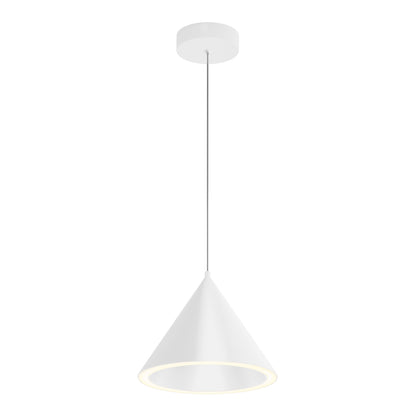 Artika Denali modern LED pendant light 3 CCT features a cone shade, adjustable color temps, and long-lasting illumination.