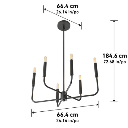 Manchester 6-light pendant