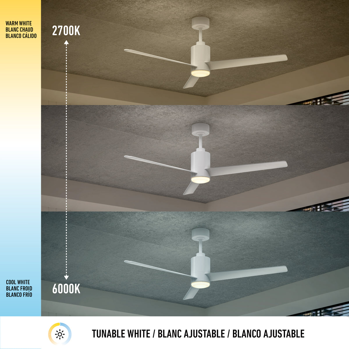 Ellison 52 in. LED modern ceiling fan - with remote