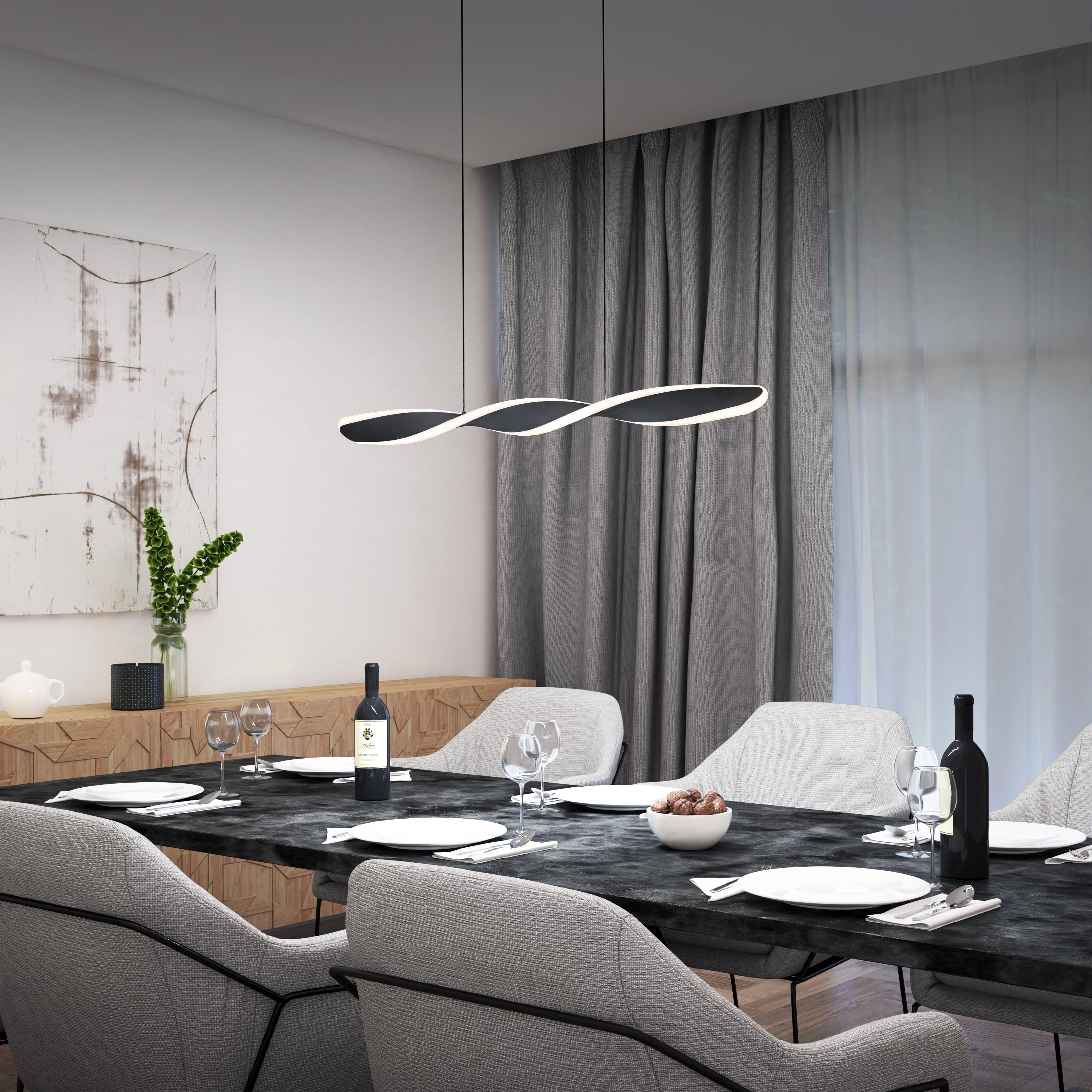 Finley Linear LED Pendant Light - Thumbnail 4