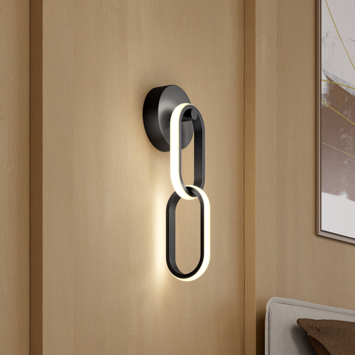 Catena modern LED wall sconce 5 CCT