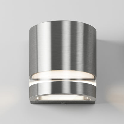 Artika Valor Round LED wall light features a sleek design with up/down glow, ideal for indoor or outdoor use.