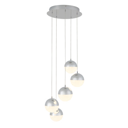 Sparkle 5-light LED pendant