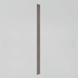 The Artika Panolok 30.67 ft wall panel kit (pack of 8) features tall, narrow panels with evenly spaced thin dark grooves set against a plain light background.