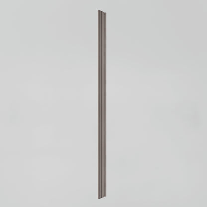 The Artika Panolok 30.67 ft wall panel kit (pack of 8) features tall, narrow panels with evenly spaced thin dark grooves set against a plain light background.