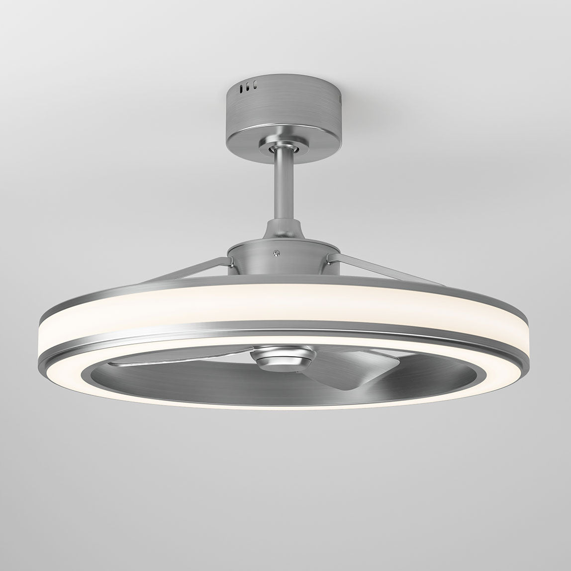 Edwin 23 in. (58 cm) LED modern fandelier ceiling fan with light - includes remote