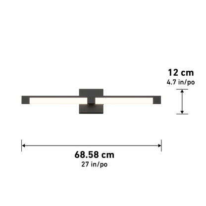 Tivoli LED bathroom vanity light 5 CCT