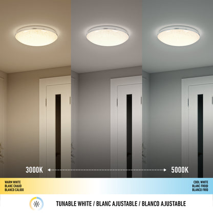 Sparkle lámpara de techo LED moderno 15 in. 5 CCT