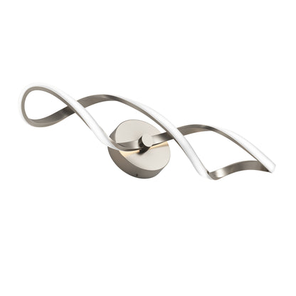 Swirl LED bathroom vanity light