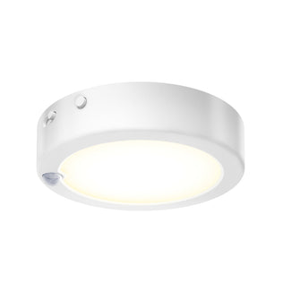 The Artika Accent under cabinet LED light 3CCT is a sleek, white fixture with a smooth surface and an edge sensor, designed for under-cabinet installation, providing a soft, warm glow.