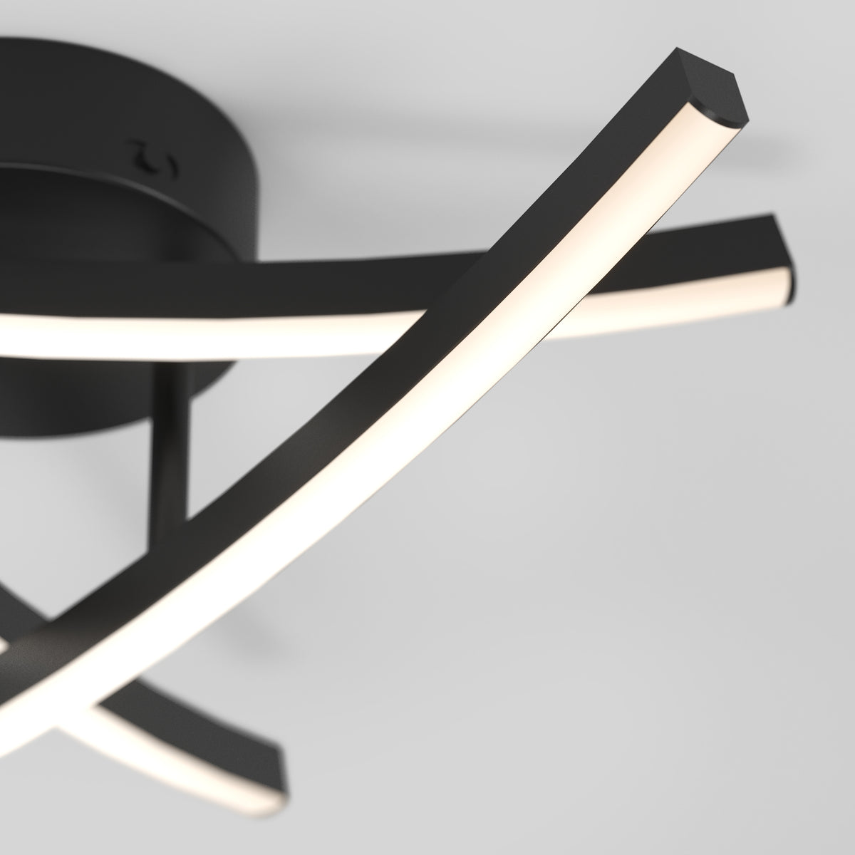 Orly luz de techo LED moderna empotrada 45 cm (18 in.) 3 CCT