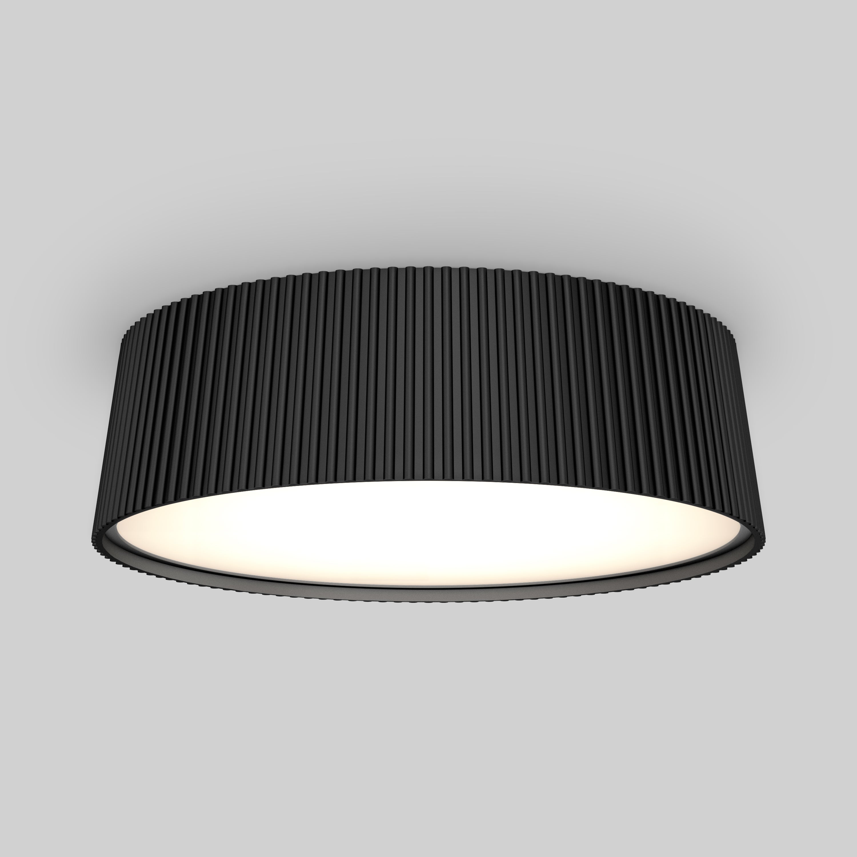 K*様 Groove-ceiling lamp Groove 13 in. LED Flush Mount Light 5 CCT in Matte Black | Artika