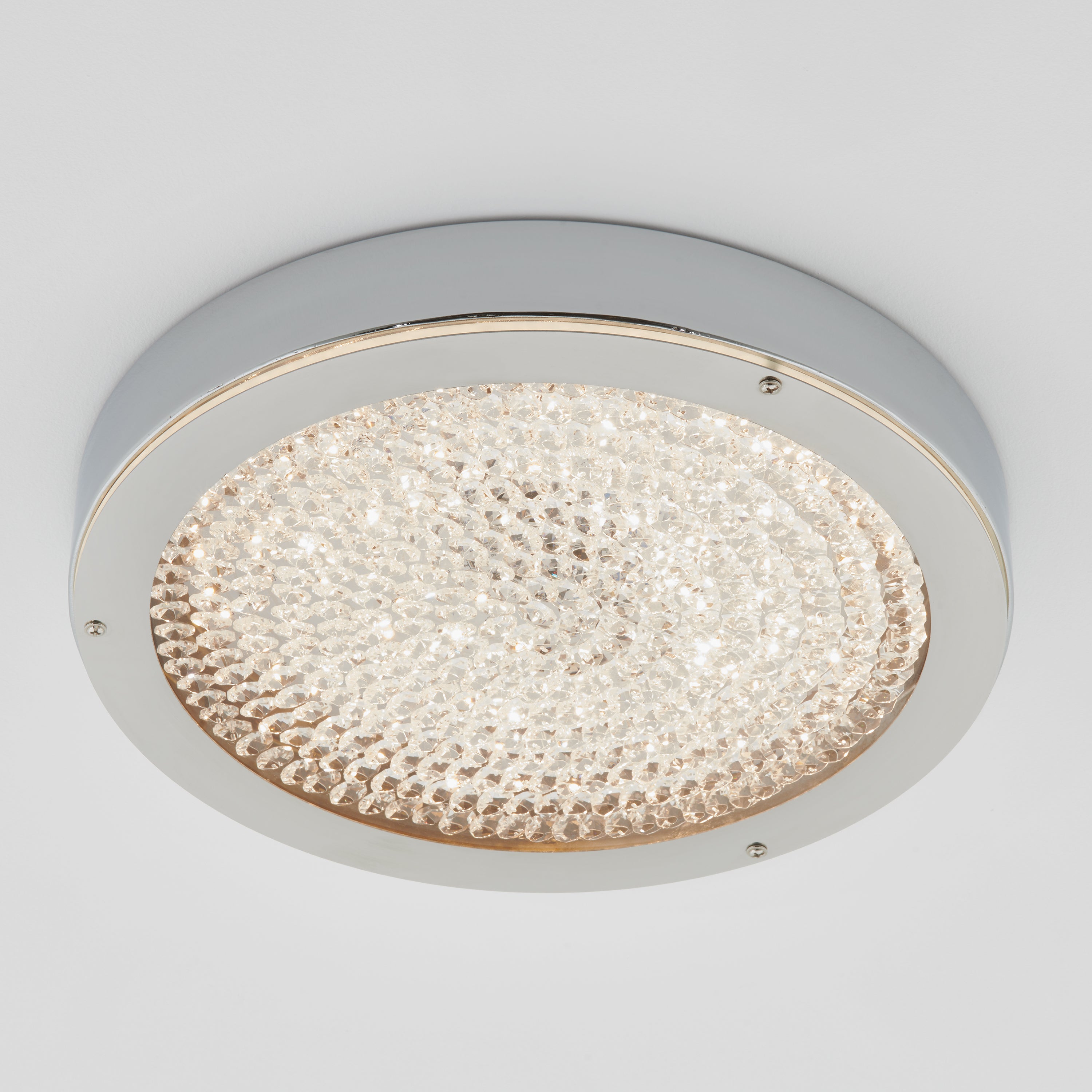 Glitter LED flush mount