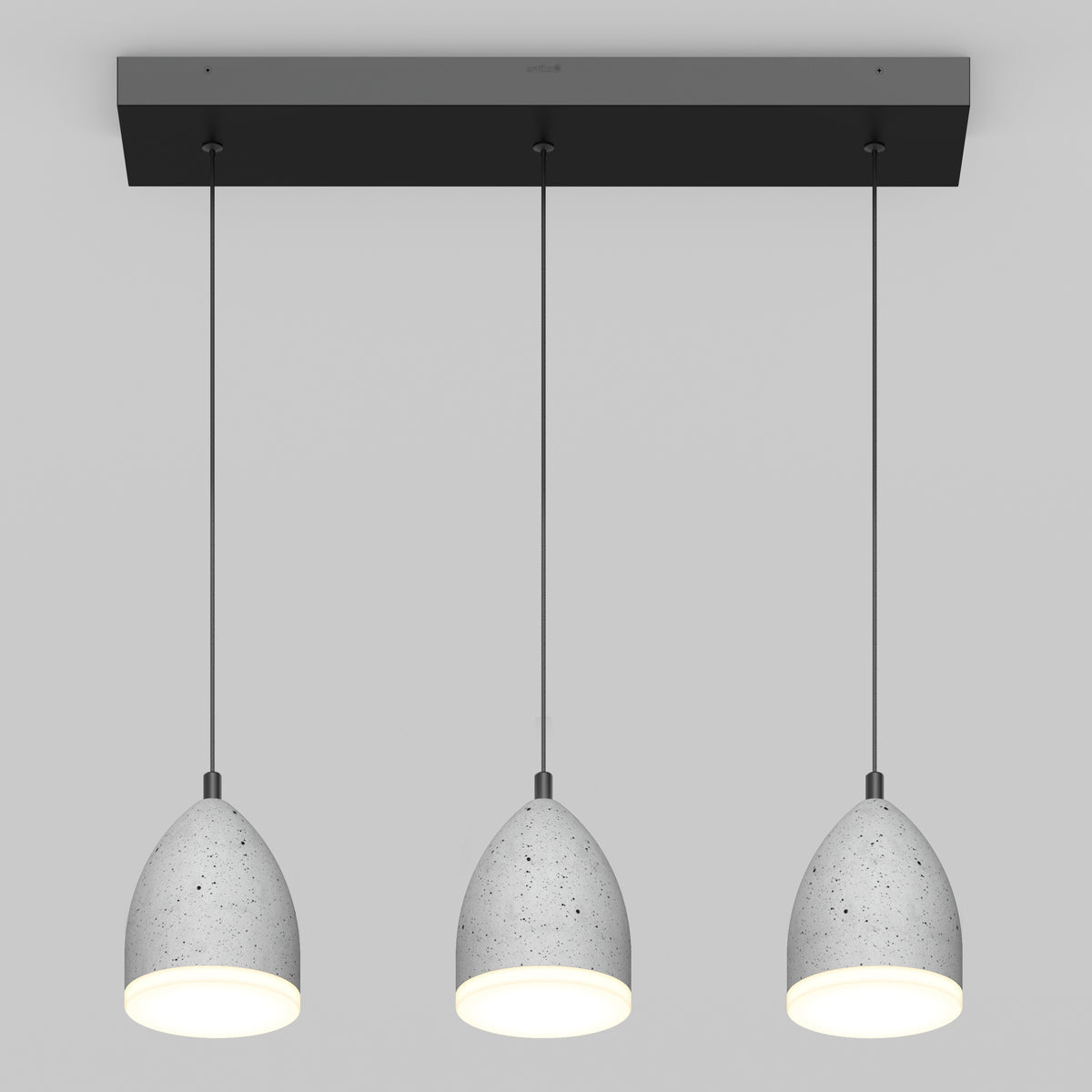 Bergen 3-light LED pendant light
