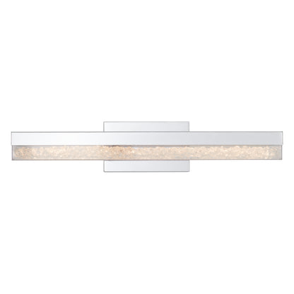 Artika Riviera 27-in LED Vanity Light Bar—sleek chrome design, ideal for bathroom lighting.