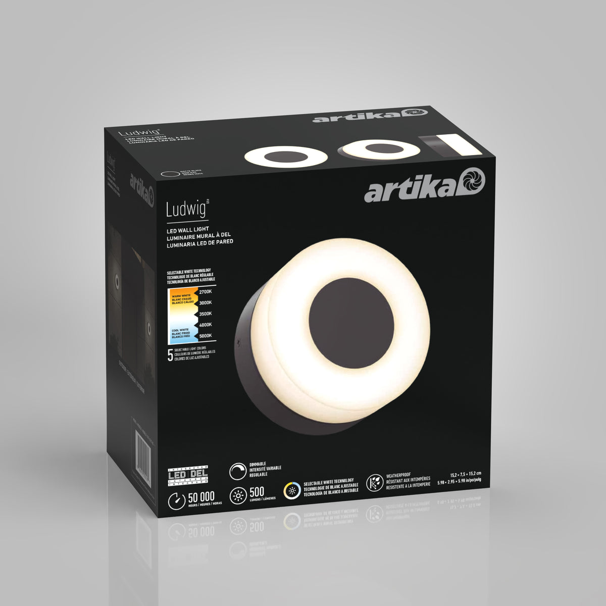 Ludwig  lámpara de pared LED moderno 5CCT