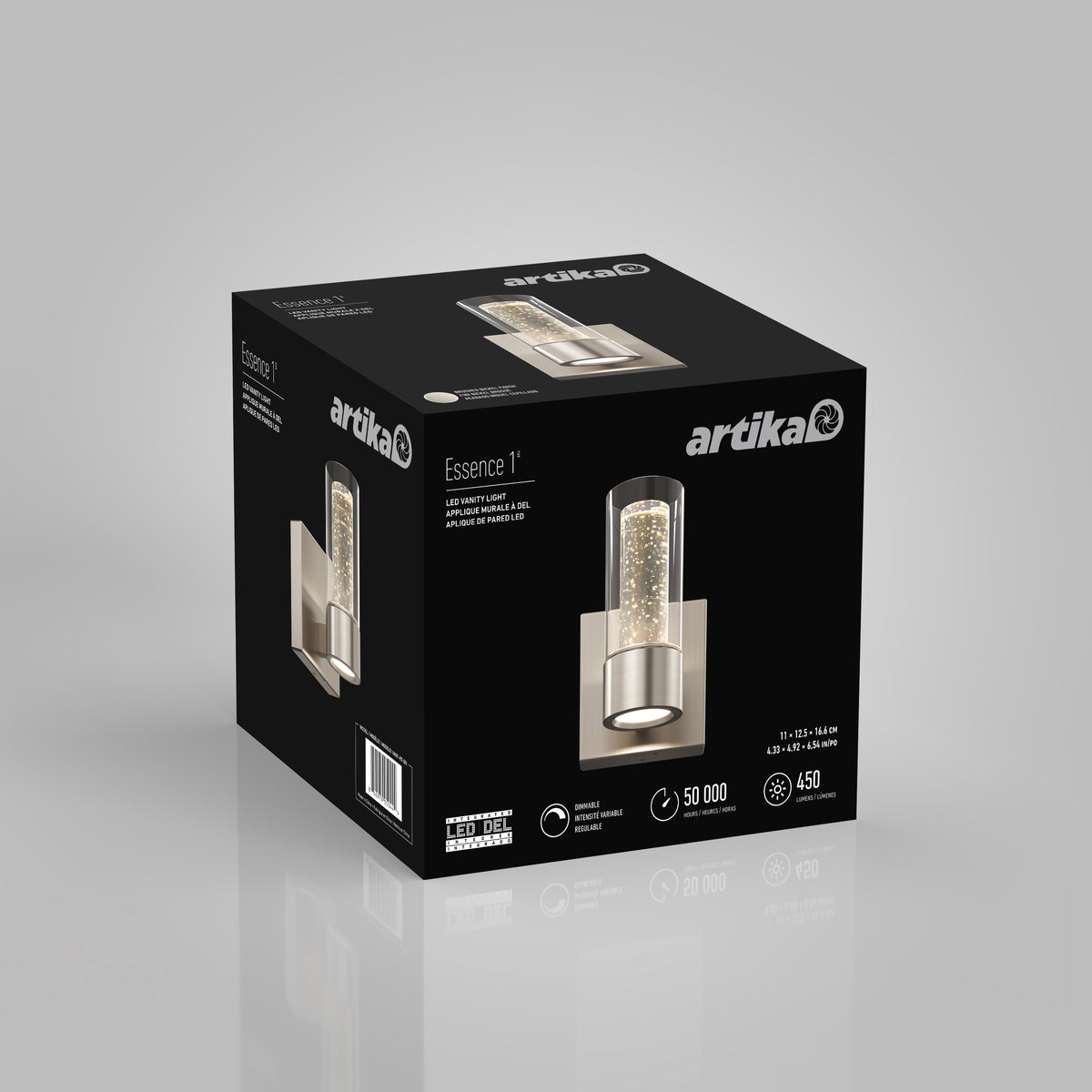 Essence 1-light LED bathroom vanity light