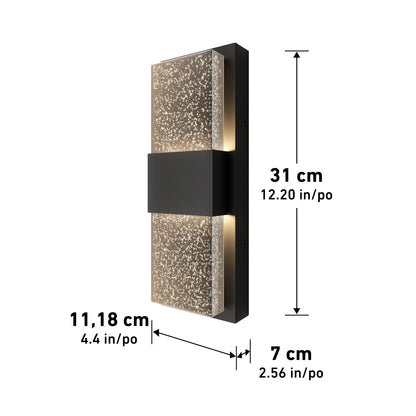 Mazza Bubble indoor-outdoor LED wall light