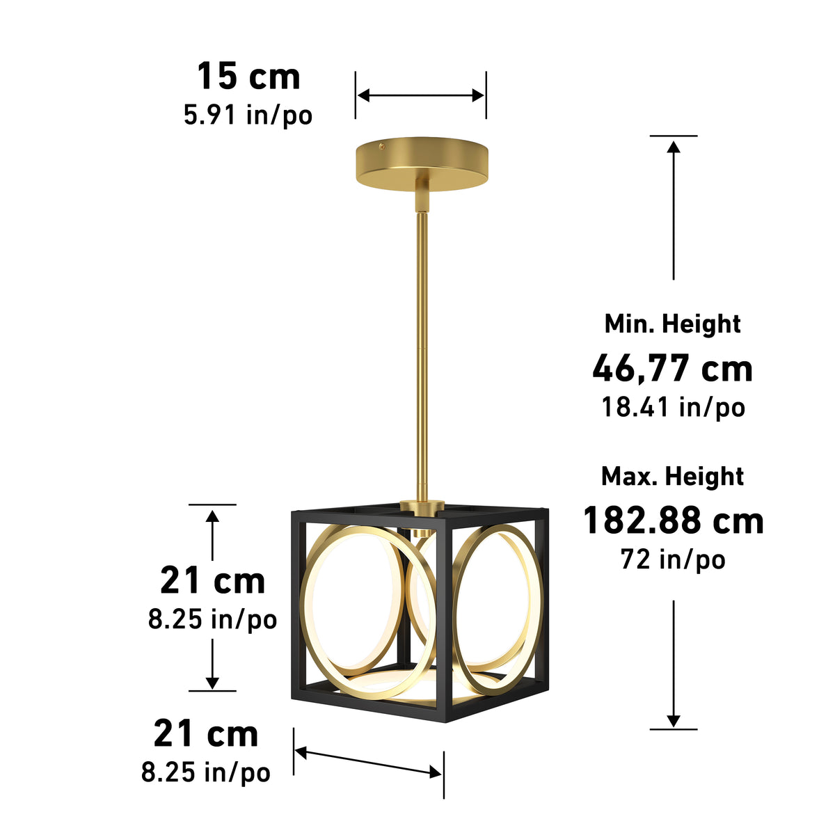 Astoria LED modern pendant light