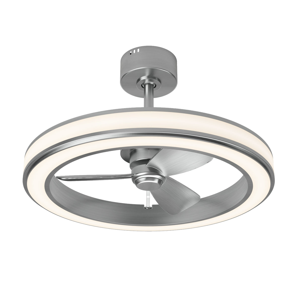 Edwin 25 in. (64 cm) LED modern fandelier ceiling fan with light - includes remote