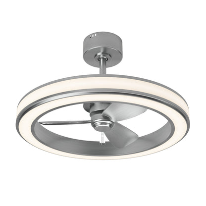 Edwin 25 in. LED modern ceiling fan 3 speeds - with remote