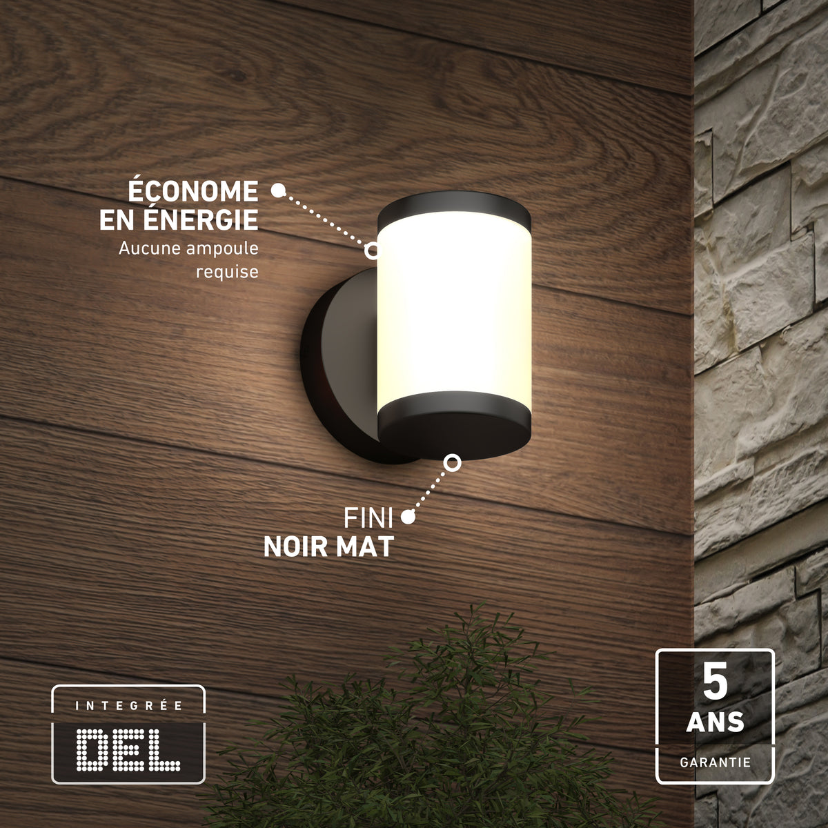Landon LED Outdoor Wall Light 2-Pack